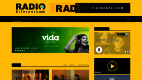 What Radiodiferente.com website looked like in 2019 (4 years ago)