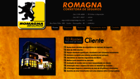 What Romagnaseguros.com website looked like in 2019 (4 years ago)