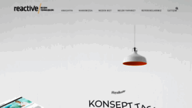 What Reactive.com.tr website looked like in 2019 (6 years ago)