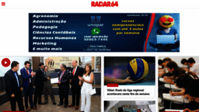 What Radar64.com website looked like in 2019 (4 years ago)