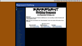 What Representclothing.com website looked like in 2019 (4 years ago)