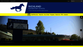 What Richlandelementary.org website looked like in 2019 (4 years ago)