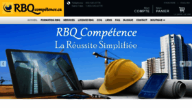 What Rbqcompetence.ca website looked like in 2019 (4 years ago)