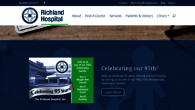 What Richlandhospital.com website looked like in 2019 (4 years ago)