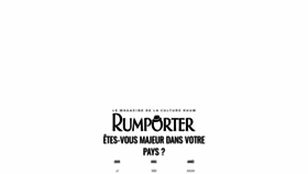 What Rumporter.com website looked like in 2019 (4 years ago)
