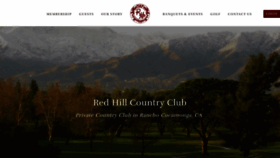 What Redhillcc.com website looked like in 2019 (4 years ago)