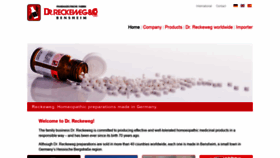 What Reckeweg.com website looked like in 2019 (4 years ago)