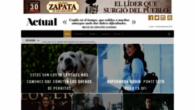 What Revistaactual.com.mx website looked like in 2019 (4 years ago)