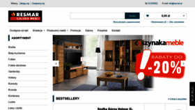 What Resmar.pl website looked like in 2019 (4 years ago)