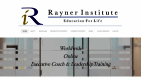 What Raynerinstitute.com website looked like in 2019 (4 years ago)