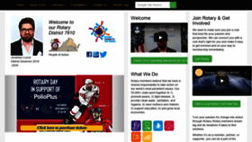 What Rotary7610.org website looked like in 2019 (5 years ago)