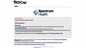 What Redcap.spectrumhealth.org website looked like in 2019 (4 years ago)