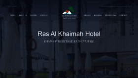 What Rasalkhaimahhotel.com website looked like in 2019 (4 years ago)