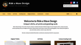 What Rideawave.co.uk website looked like in 2019 (4 years ago)