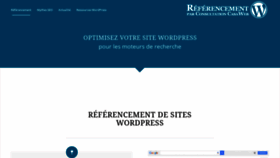 What Referencementwordpress.com website looked like in 2019 (4 years ago)