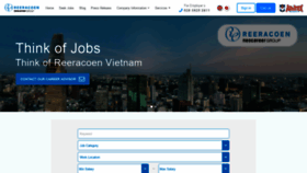 What Reeracoen.com.vn website looked like in 2019 (4 years ago)