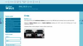 What Railbus.cz website looked like in 2019 (4 years ago)