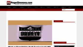 What Rogersimmons.com website looked like in 2019 (4 years ago)