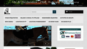 What Reservation-stage-equitation.fr website looked like in 2019 (4 years ago)