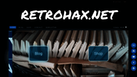 What Retrohax.net website looked like in 2019 (4 years ago)