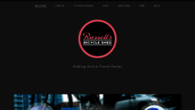 What Russellsbicycleshed.co.uk website looked like in 2019 (4 years ago)