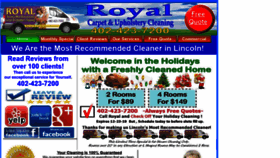 What Royalcarpetlincoln.com website looked like in 2019 (4 years ago)