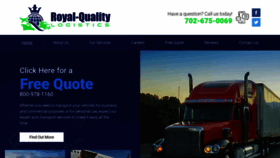 What Rqlautotransporters.com website looked like in 2019 (4 years ago)
