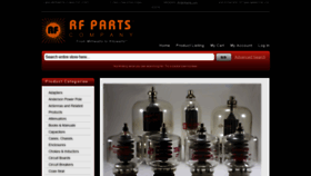 What Rfparts.com website looked like in 2019 (4 years ago)