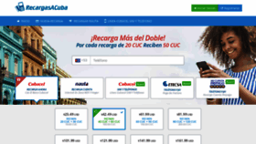 What Recargasacuba.com website looked like in 2019 (4 years ago)