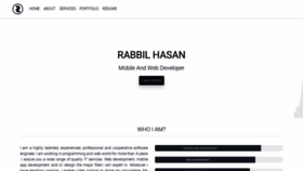 What Rabbil.com website looked like in 2019 (4 years ago)