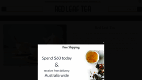 What Redleaftea.com.au website looked like in 2019 (4 years ago)