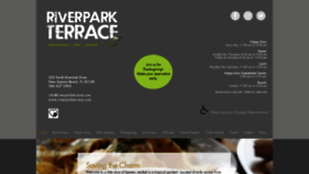 What Riverparkterrace.com website looked like in 2019 (4 years ago)