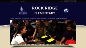 What Rockridgeschool.org website looked like in 2019 (4 years ago)