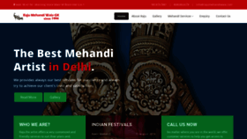 What Rajumehendiartistgk.com website looked like in 2019 (4 years ago)