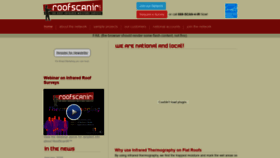 What Roofscanir.com website looked like in 2019 (4 years ago)