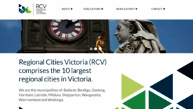 What Regionalcitiesvictoria.com.au website looked like in 2019 (4 years ago)