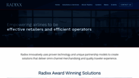 What Radixx.com website looked like in 2019 (4 years ago)