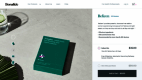 What Relizen.com website looked like in 2019 (5 years ago)