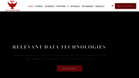 What Relevantdatatech.com website looked like in 2019 (4 years ago)
