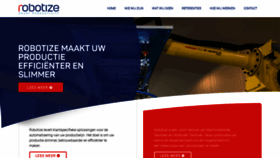 What Robotize.nl website looked like in 2019 (5 years ago)
