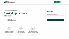 What Rankmogul.com website looked like in 2019 (4 years ago)