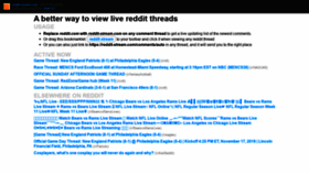 What Reddit-stream.com website looked like in 2019 (4 years ago)