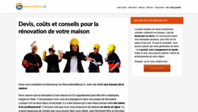 What Renovationmaison.fr website looked like in 2019 (4 years ago)