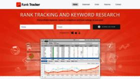 What Rank-tracker.org website looked like in 2019 (4 years ago)