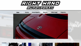 What Righthandautosports.com website looked like in 2019 (4 years ago)