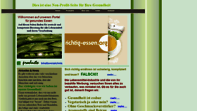 What Richtig-essen.org website looked like in 2019 (4 years ago)