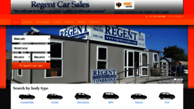 What Regentcarsales.com website looked like in 2019 (4 years ago)