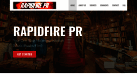 What Rapidfirepr.com website looked like in 2019 (4 years ago)