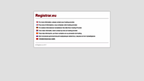 What Registrar.eu website looked like in 2019 (4 years ago)
