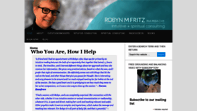 What Robynfritz.com website looked like in 2019 (4 years ago)
